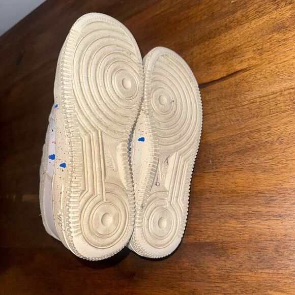 Nike Air Force 1 Paint Splatter Sneakers - Picture 6 of 7